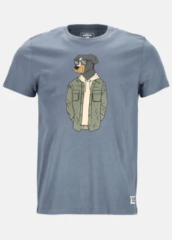 Best Denim Factory San Diego Tee Denim Blue