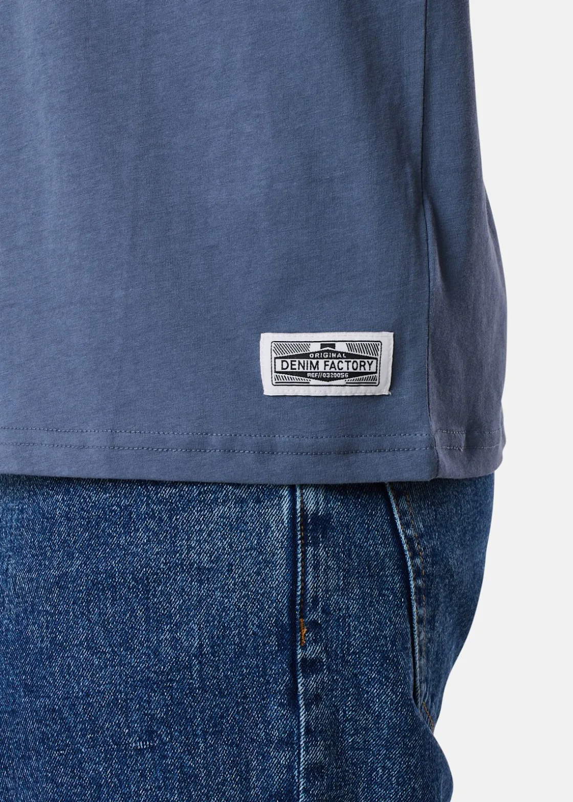 Best Denim Factory San Diego Tee Denim Blue