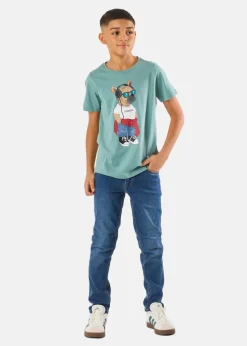 Hot Denim Factory San Diego Tee B JR Sage Green