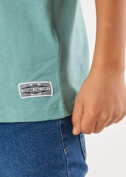 Hot Denim Factory San Diego Tee B JR Sage Green