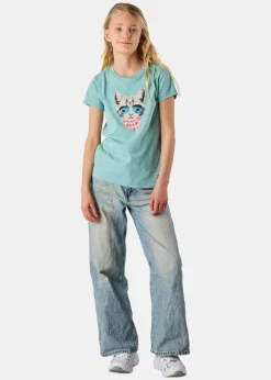 New Denim Factory San Diego Tee G JR Sage Green