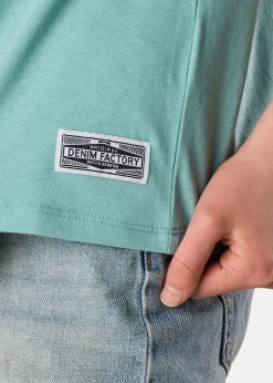 New Denim Factory San Diego Tee G JR Sage Green