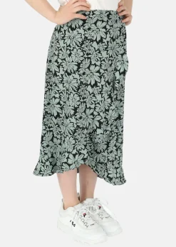 Sale Seaside Sankt Claud Long Skirt JR Daisey Flower Green