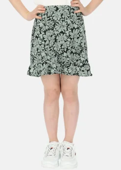 Outlet Seaside Sankt Claud Short Skirt JR Daisey Flower Green