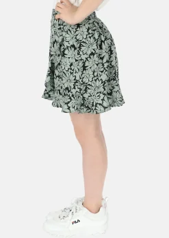 Outlet Seaside Sankt Claud Short Skirt JR Daisey Flower Green