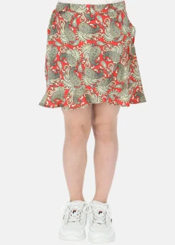 Clearance Seaside Sankt Claud Short Skirt JR Paisley Raspberry