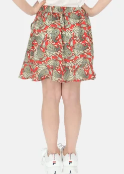 Clearance Seaside Sankt Claud Short Skirt JR Paisley Raspberry