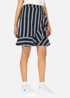 Hot Seaside Sankt Claud Short Skirt W Navy Stripe