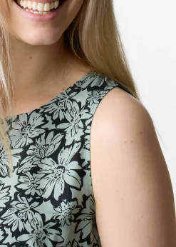 Outlet Seaside Sankt Claud Singlet W Daisey Flower Green