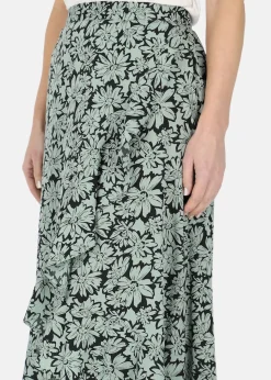 Best Seaside Sankt Claud Skirt W Daisey Flower Green