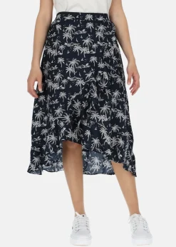 Clearance Seaside Sankt Claud Skirt W Navy Palm