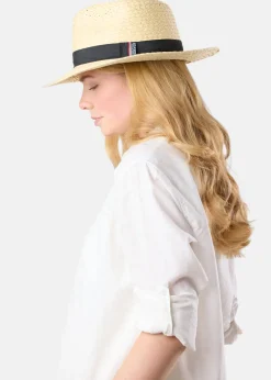 Seaside Sankt Claud Straw Hat W Beige