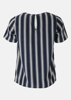 Discount Seaside Sankt Claud Top W Navy Stripe