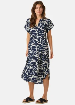 Best Seaside Sankt Claud Tunic Dress W Navy Flower