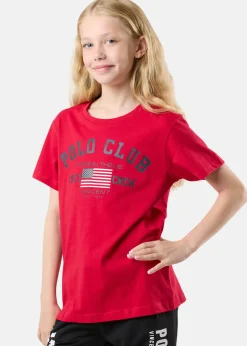 Clearance Saint Vincent Santa Cruz Tee Jr Red