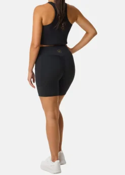 Ellen New York Scrunch Short Tights W Black