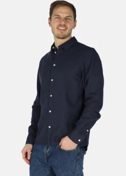 Discount Solid SDENEA ALLAN LS Insignia Blue