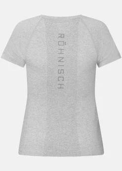 Outlet Röhnisch Seamless Flex Tee Grey Melange