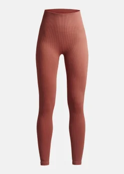 Röhnisch Seamless Rib Tights Copper Brown