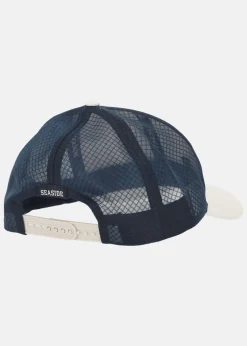 Sale Seaside Trucker Cap Khaki/Dk.Navy Sceleton