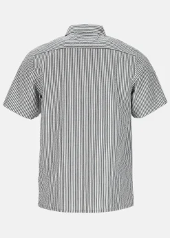 Seaside Seersucker Shirt Blue Stripe