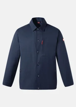 Sale Huski Wear Shore Overshirt Navy Blue
