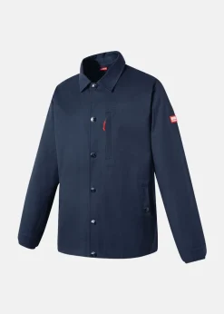 Sale Huski Wear Shore Overshirt Navy Blue