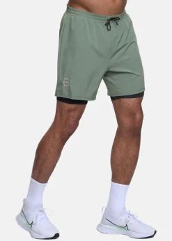 New Dählie Shorts Run 2 in 1 Dark Forest