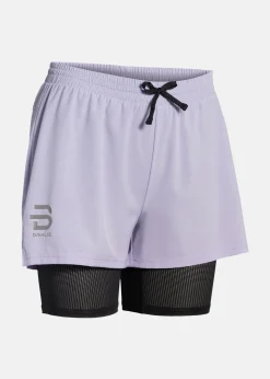 Hot Dählie Shorts Run 2 in 1 Wmn Galactic Lilac