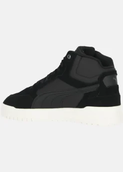 Best Puma Shuffle Downtown Mid Fur PUMA Black-Shadow Gray-Warm White