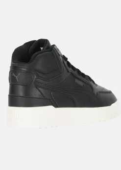 Outlet Puma Shuffle Downtown Mid Fur Jr PUMA Black-Shadow Gray-Warm White