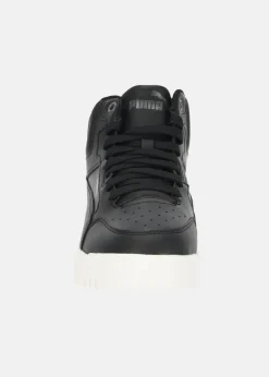 Outlet Puma Shuffle Downtown Mid Fur Jr PUMA Black-Shadow Gray-Warm White