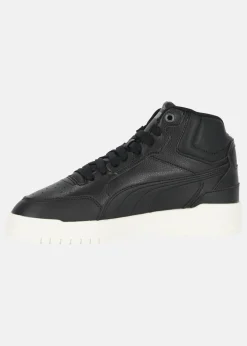 Outlet Puma Shuffle Downtown Mid Fur Jr PUMA Black-Shadow Gray-Warm White