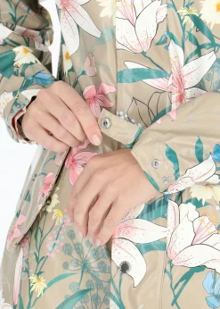 New Swedemount Skaftö Coat W Beige Flower