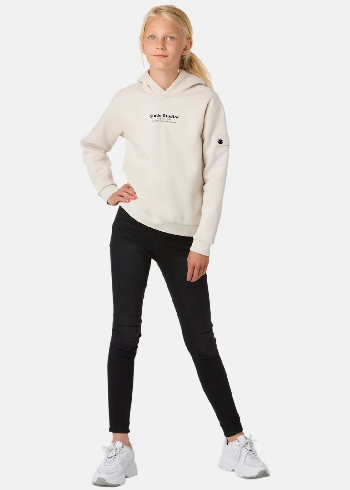 New Slade Original Hood JR Lt Khaki