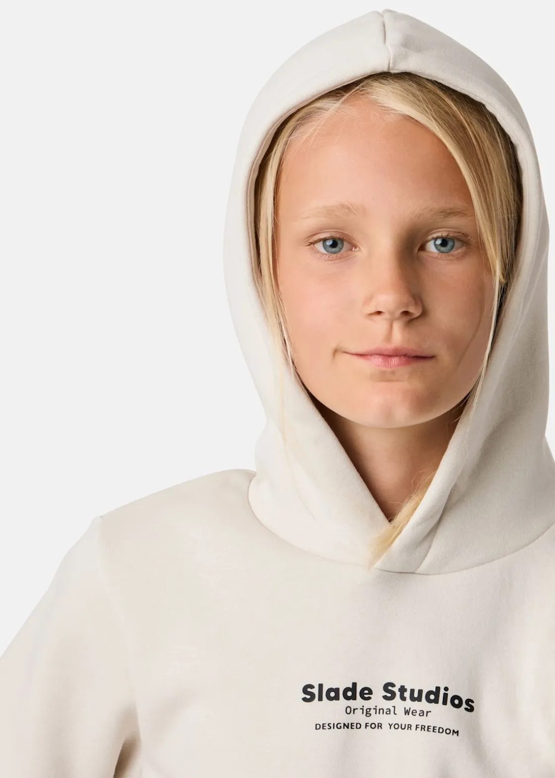 New Slade Original Hood JR Lt Khaki