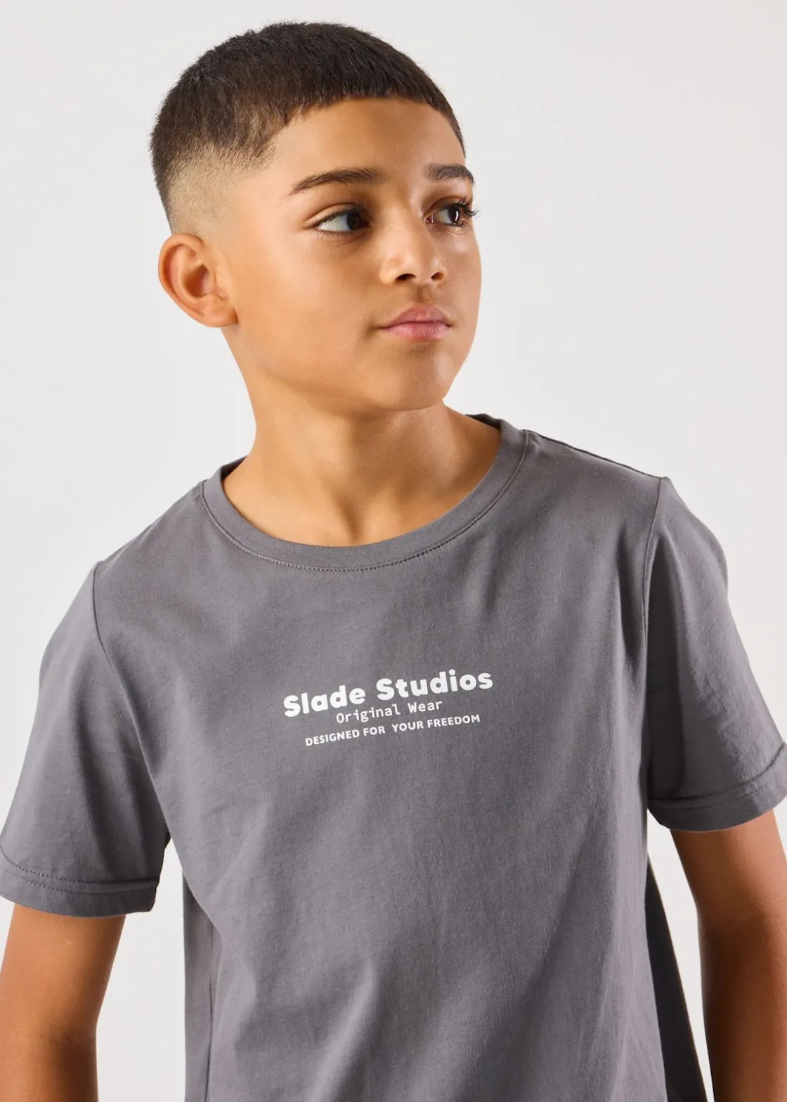 New Slade Original Tee JR Tea Grey