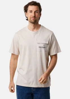 Online Slade Pocket Tee Lt Khaki