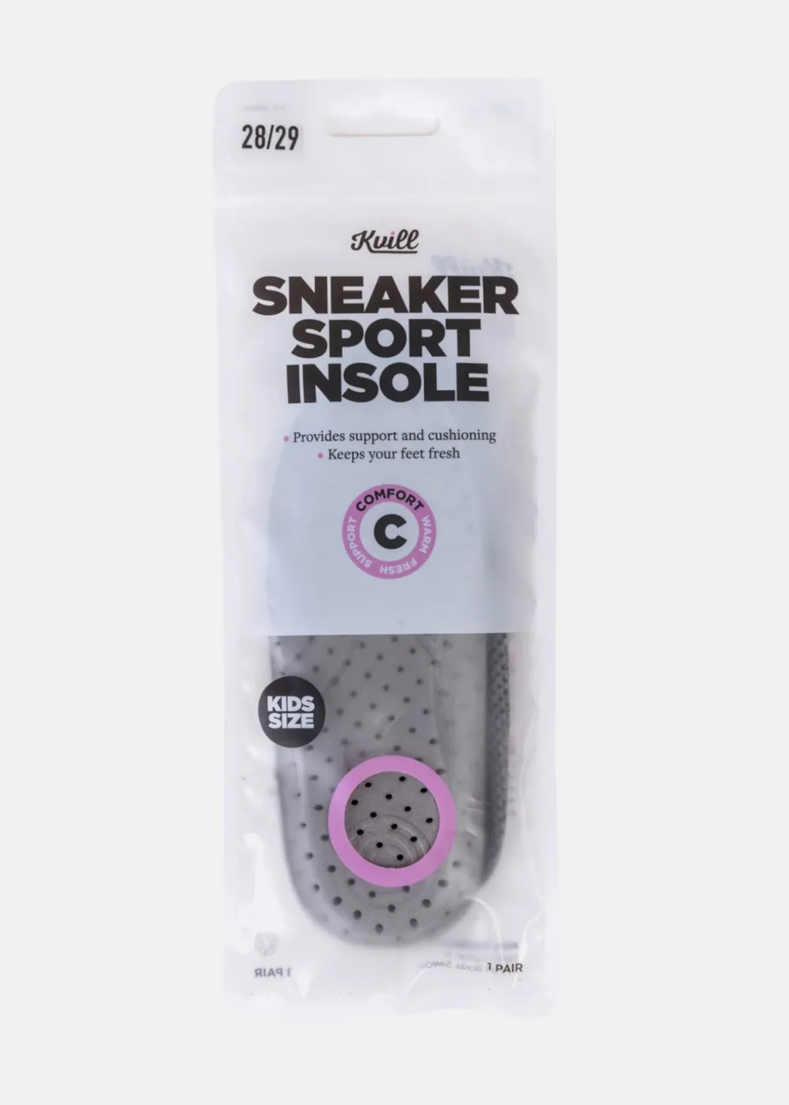 Sale Kvill Sneaker Sport Insole Kids Grey