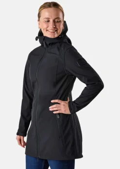 Online Swedemount Softshell Coat W Black/Black