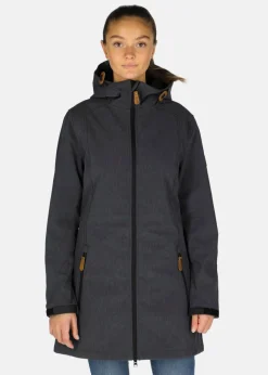 Online Swedemount Softshell Coat W Grey Melange