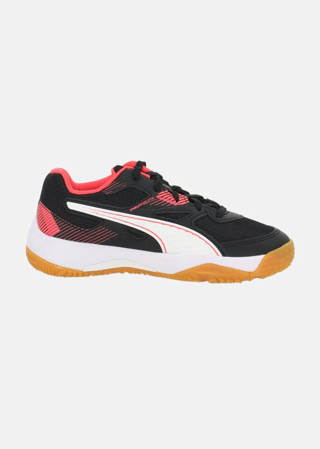 Hot Puma Solarflash Jr II PUMA Black-Fire Orchid-PUMA White-Gum