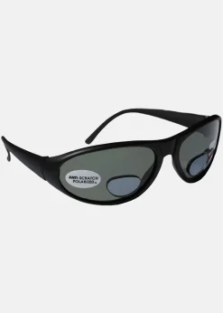 Clearance Hurricane Solglasögon UV400 +1,0 Svart Rök