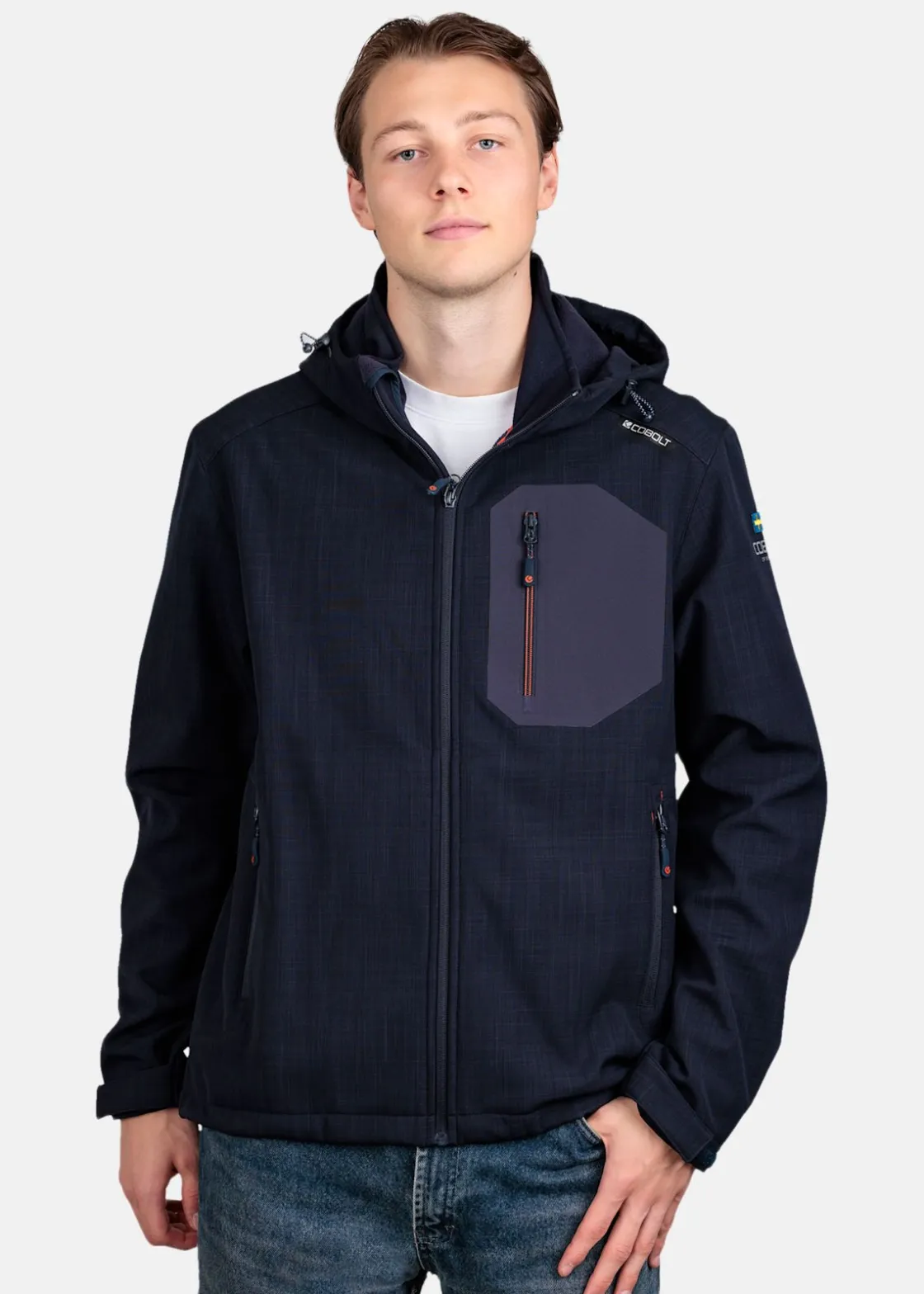 Discount Cobolt Solna Softshell Jacket NAVYCHECK