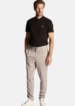 Discount Lyle&scott Sport SS Polo Jet Black