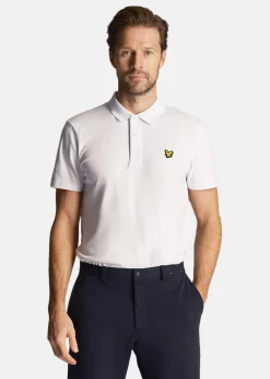Discount Lyle&scott Sport SS Polo White