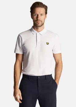 Discount Lyle&scott Sport SS Polo White