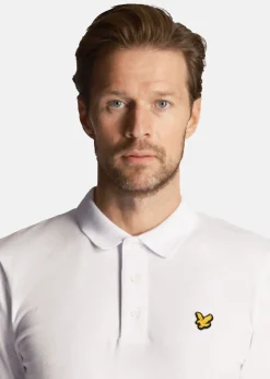 Discount Lyle&scott Sport SS Polo White
