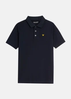 New Lyle&scott Sports Polo Shirt Dark Navy
