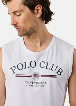 Online Saint Vincent Springfield Sleeveless Tee White